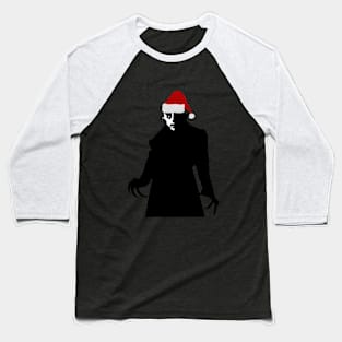 christmas santa claus vampire nosferatu Baseball T-Shirt